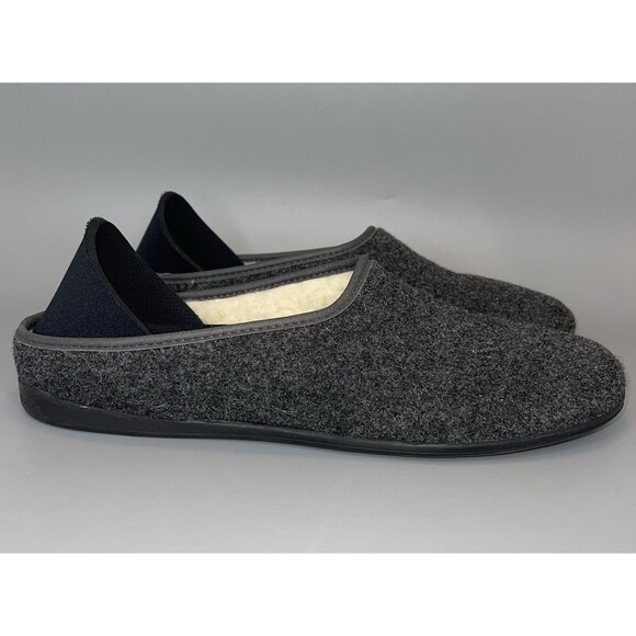 MAHABIS Classic Wool  Slippers Unisex Mens 9.5-10 Womens 11.5-12 Dark Gray main image 7